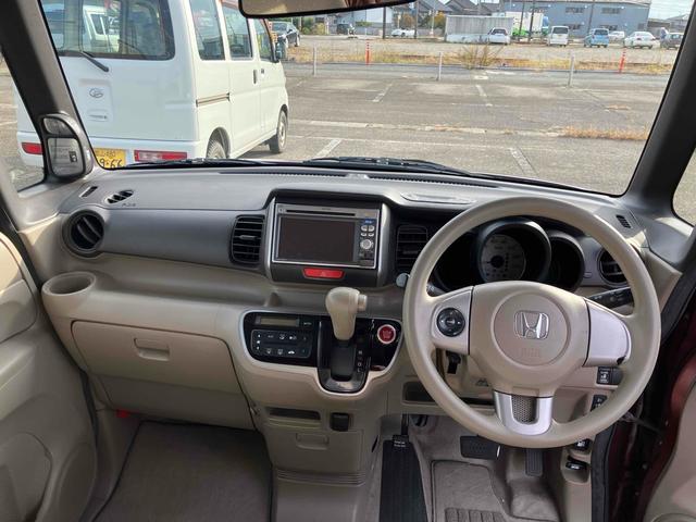 Ｎ－ＢＯＸ Ｇ・Ｌパッケージ　両側スライド・片側電動　スマートキー　アイドリングストップ　電動格納ミラー　ベンチシート　ＣＶＴ　盗難防止システム　ＡＢＳ　ＥＳＣ　衝突安全ボディ　エアコン　パワーステアリング　パワーウィンドウ（19枚目）