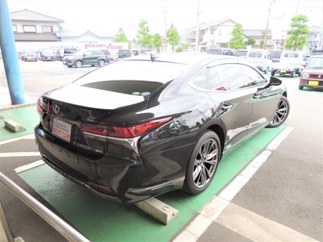 LS500h Fスポーツ サンルーフ AWD 黒革パワーシート ドラレコ エアーシート ステアリングヒーター パワートランク アクティブクルコン セーフティセンス 全方位モニター(10枚目)