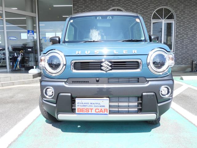 ハスラー ハイブリッドX 4WD 全方位モニター付き9インチナビ LEDライト コネクトシステム 前後ブレサポ ACC シートヒーター カープレイ対応(2枚目)