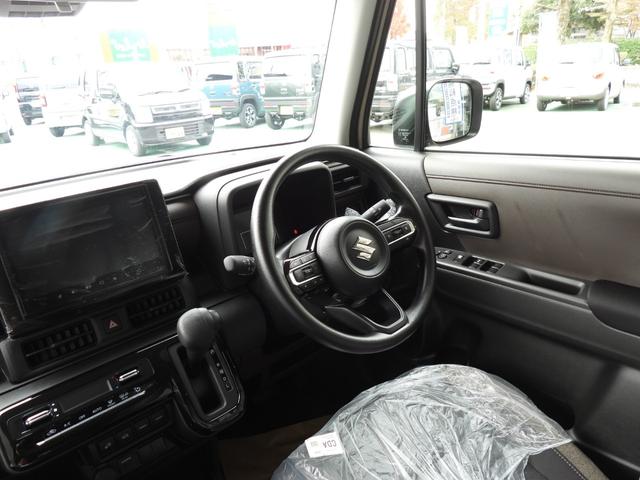 クロスビー ハイブリッドMX 4WD 全方位モニター付き9インチナビ 前後ドラレコ ETC マットバイザー付き HDMI Apple CarPlay シートヒーター LEDライト スズキコネクト対応 ウォークスルー 新車未登録(50枚目)
