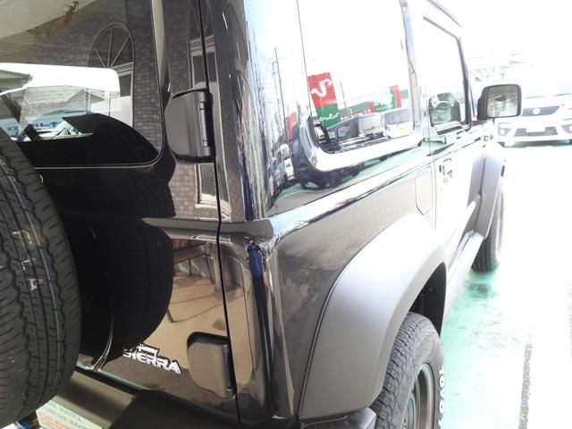 ジムニーシエラ ＪＣ　ＴＲＵＳＴボルトオンターボＥＣＵ書き換え済　ＧＲｅｄｄｙクロスエキゾーストＧ－ＳＴＹＬＥ　クラシックエンブレムグリル　８インチナビ　Ｂカメラ　ＥＴＣ　シリウスヴィジョンＯＢＤセット　ブースト計／水温計（55枚目）