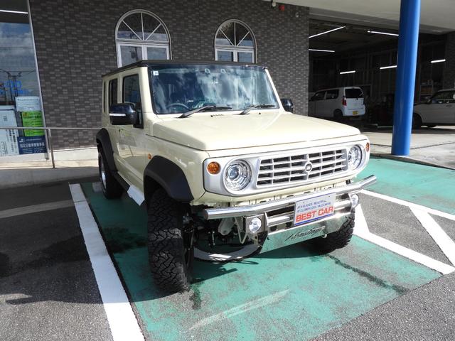 ジムニーノマド ＦＣ　ＵＳクラシック　８インチナビ　バックカメラ　ＥＴＣ　ミラー型前後ドラレコ　ディーンクロスカントリー　ＫＬＣパイプバンパー　サニーフェイスグリル　シートヒーター　ＬＥＤライト　パートタイム４ＷＤ　ＡＣＣ（6枚目）