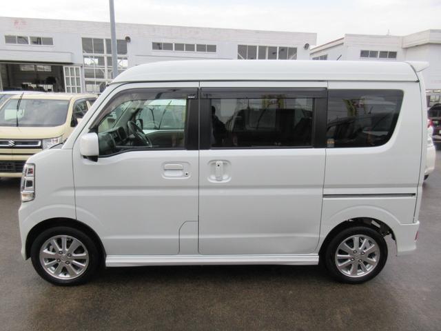 エブリイワゴン ＰＺターボ　４ＷＤ　ハイルーフ　衝突軽減ブレーキ　左側電動スライド　プッシュスタート　ディスチャージ　シートヒーター　オートエアコン　純正アルミ　ＣＤ　Ｆフォグ（4枚目）