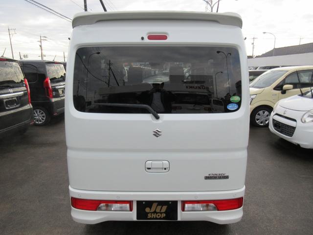 エブリイワゴン ＰＺターボ　４ＷＤ　ハイルーフ　衝突軽減ブレーキ　左側電動スライド　プッシュスタート　ディスチャージ　シートヒーター　オートエアコン　純正アルミ　ＣＤ　Ｆフォグ（6枚目）