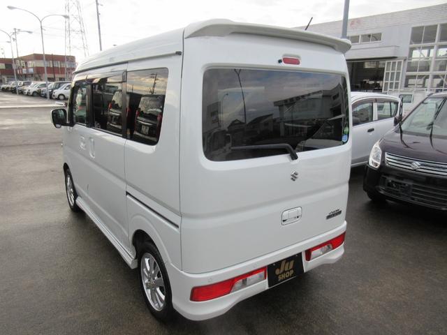 エブリイワゴン ＰＺターボ　４ＷＤ　ハイルーフ　衝突軽減ブレーキ　左側電動スライド　プッシュスタート　ディスチャージ　シートヒーター　オートエアコン　純正アルミ　ＣＤ　Ｆフォグ（7枚目）