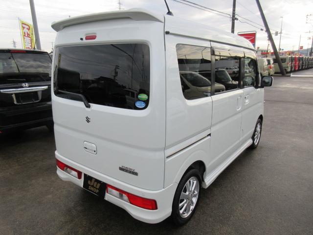 エブリイワゴン ＰＺターボ　４ＷＤ　ハイルーフ　衝突軽減ブレーキ　左側電動スライド　プッシュスタート　ディスチャージ　シートヒーター　オートエアコン　純正アルミ　ＣＤ　Ｆフォグ（8枚目）