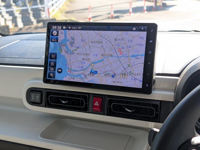 ムーヴキャンバス ストライプスＧターボ　９インチナビ（10枚目）