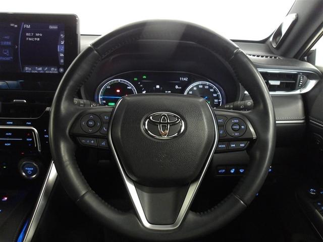 ハリアーハイブリッド Z レザーパッケージ サポカーS 寒冷地仕様 4WD クルーズコントロール 前後ドライブレコーダー ETC 両席シートヒーター パワーシート ブラインドスポットモニター パノラミックビューモニター メディアプレイヤー接続(4枚目)