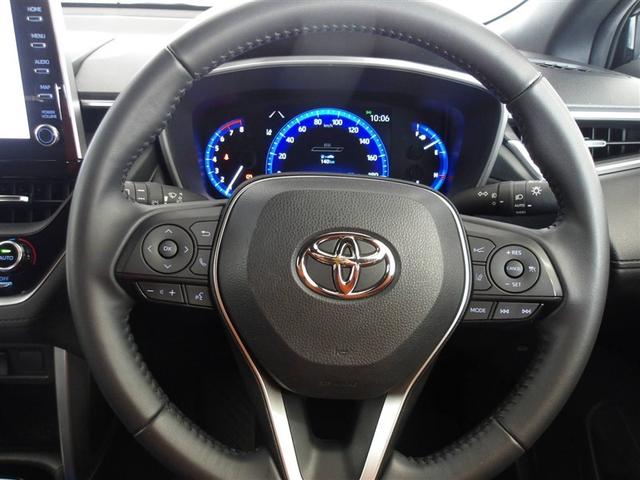 カローラクロス Z サポカーS クルーズコントロール ドライブレコーダー ETC パワーシート 両席シートヒーター 本革(一部)シート メディアプレイヤー接続 バックモニター LEDヘッドライト スマートキー(4枚目)