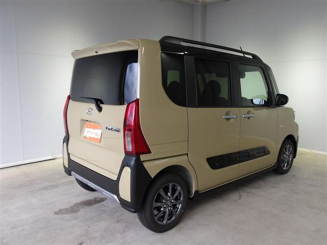 タント ファンクロス　サポカーＳ　パノラミックビューモニター　両側電動スライドドア　両席シートヒーター　メディアプレイヤー接続　バックモニター　ＬＥＤヘッドライト　車線逸脱警報　横滑り防止装置　スマートキー（2枚目）