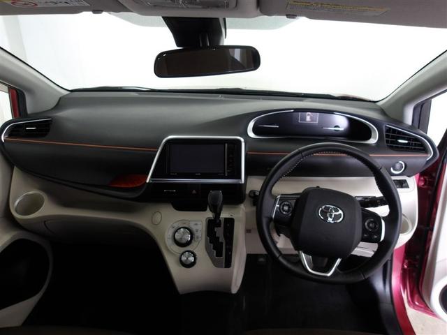 シエンタ G フルセグ メモリーナビ DVD再生 ミュージックプレイヤー接続可 バックカメラ 衝突被害軽減システム ETC 両側電動スライド ウオークスルー 乗車定員7人 3列シート アイドリングストップ(3枚目)