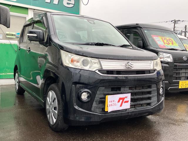 ワゴンＲスティングレー Ｘ　Ｓ－エネチャージ　レーダーブレーキサポート　スマートキー　ＨＩＤヘッドライト　シートヒーター　運転席・助手席エアバック　ＡＢＳ　横滑り防止装置　エアコン　パワステ　パワーウインドウ（6枚目）