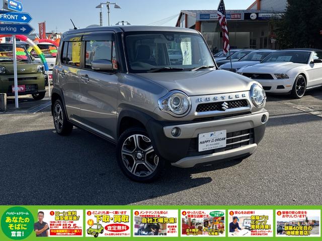 ハスラー Ｘ　メモリーナビ　スマートキー　プッシュスタート　衝突軽減ブレーキ　オートライト　オートエアコン　シートヒーター　ＨＩＤライト　フォグライト　純正１５インチＡＷ　ドラレコ　ＥＴＣ　電動格納ミラー（5枚目）