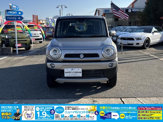 ハスラー Ｘ　メモリーナビ　スマートキー　プッシュスタート　衝突軽減ブレーキ　オートライト　オートエアコン　シートヒーター　ＨＩＤライト　フォグライト　純正１５インチＡＷ　ドラレコ　ＥＴＣ　電動格納ミラー（6枚目）