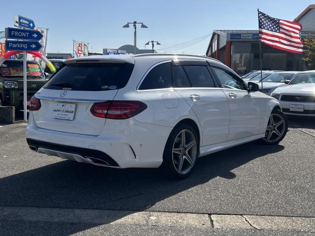 Cクラスステーションワゴン C180 ステーションワゴン ローレウスエディション レーダーセーフティpkg ベーシックpkg 純正フルセグナビ バックカメラ パドルシフト キーレスゴー BSM メモリ付パワーシート オートライト ACC 電動リヤゲート 純正AW リアフォグライト(8枚目)