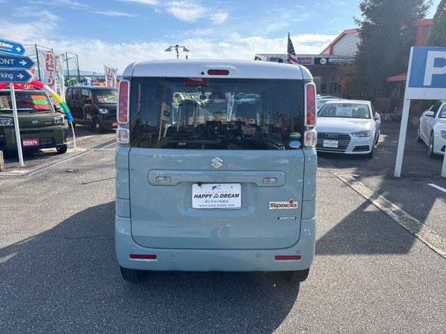 スペーシア ハイブリッドX 1オーナー フラット7認定中古車 フルセグメモリーナビ バックカメラ スマートキー 衝突軽減ブレーキ 両側電動スライドドア オートライト オートエアコン シートヒーター ドラレコ前後 ルーフラッピング(10枚目)