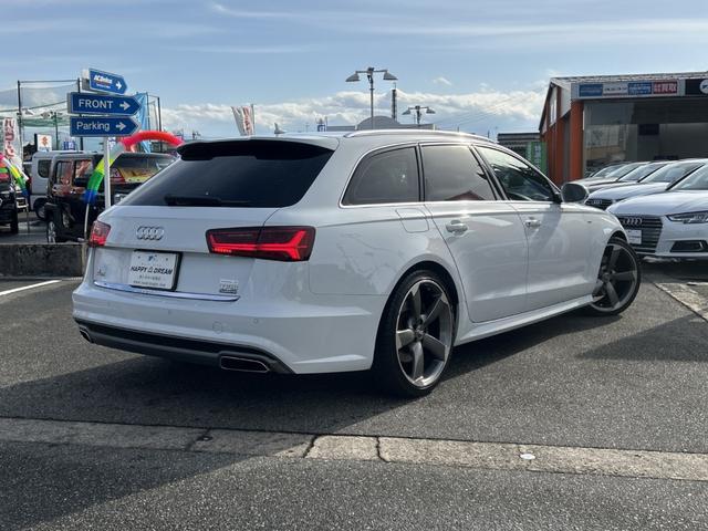 Ａ６アバント ２．０ＴＦＳＩクワトロ　Ｓラインパッケージ　リアコンフォートプラスパッケージ　パドルシフト　純正フルセグナビ　ＢＳＭ　黒革メモリ付パワーシート　オートライト　前後シートヒーター　ＡＣＣ　純正ＯＰ２０インチＡＷ　パノラマサンルーフ　電動リヤゲート（8枚目）