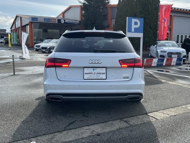Ａ６アバント ２．０ＴＦＳＩクワトロ　Ｓラインパッケージ　リアコンフォートプラスパッケージ　パドルシフト　純正フルセグナビ　ＢＳＭ　黒革メモリ付パワーシート　オートライト　前後シートヒーター　ＡＣＣ　純正ＯＰ２０インチＡＷ　パノラマサンルーフ　電動リヤゲート（9枚目）