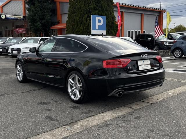 Ａ５スポーツバック ２．０ＴＦＳＩクワトロ　Ｓラインパッケージ　純正フルセグナビ　バックカメラ　パドルシフト　スマートキー　オートライト　オートエアコン　シートヒーター　純正レザーシート　ステアリングスイッチ　ＨＩＤライト　フォグライト前後　純正ＡＷ　ＥＴＣ（10枚目）