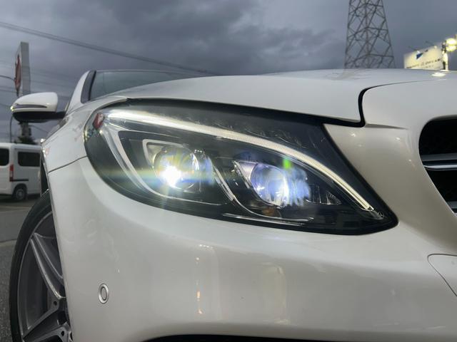 Cクラス C200アバンギャルド AMGライン レザーエクスクルーシブpkg レーダーセーフティpkg エアバランスpkg 純正フルセグナビ バックカメラ パドルシフト BSM HUD オートライト シートヒーター メモリ付赤革パワーシート ETC(54枚目)