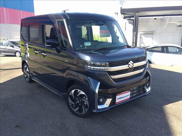 スペーシアカスタム ハイブリッドＸＳターボ　４ＷＤターボ☆９型ナビ☆試乗出来ます　４ＷＤ☆ターボ☆９型ナビＴＶ☆Ｂｌｕｅｔｏｏｔｈ☆全方位カメラ☆両側電動ドア☆２トーンルーフ☆前席シートヒーター☆ＬＥＤオートライト☆ＬＥＤフォグ☆禁煙車☆ヘッドアップディスプレイ☆試乗出来ます☆（3枚目）