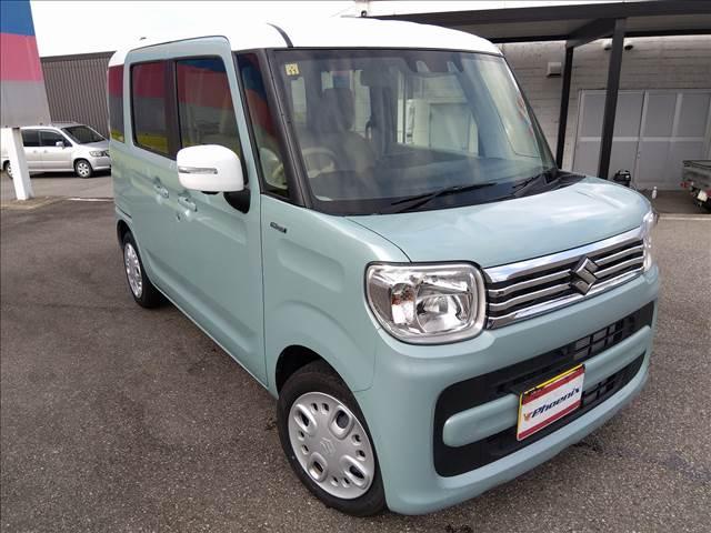 スペーシア ハイブリッドＸ　４ＷＤ☆全方位カメラ☆追従クルコン☆試乗ＯＫ　４ＷＤ☆全方位カメラ☆アダプティブクルーズコントロール☆両側電動ドア☆２トーンホワイトルーフ☆ＬＥＤオートライト☆前席シートヒーター☆禁煙車☆試乗ＯＫ☆Ｒサーキュレーター☆（3枚目）