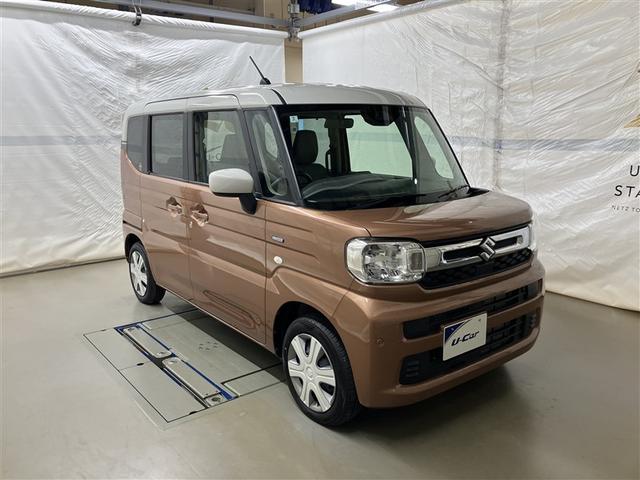 スペーシア ハイブリッドX 4WD 衝突被害軽減システム 両側電動スライド LEDヘッドランプ ワンオーナー アイドリングストップ(6枚目)