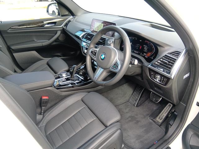 X3 xDrive 20d Mスポーツハイラインパッケージ 認定中古車 アルピンホワイト ハイラインパッケージ ブラックレザーシート ベンチレーション シートヒーター アダプティブクルーズコントロール ブルートゥース接続 20インチアロイホイール(11枚目)