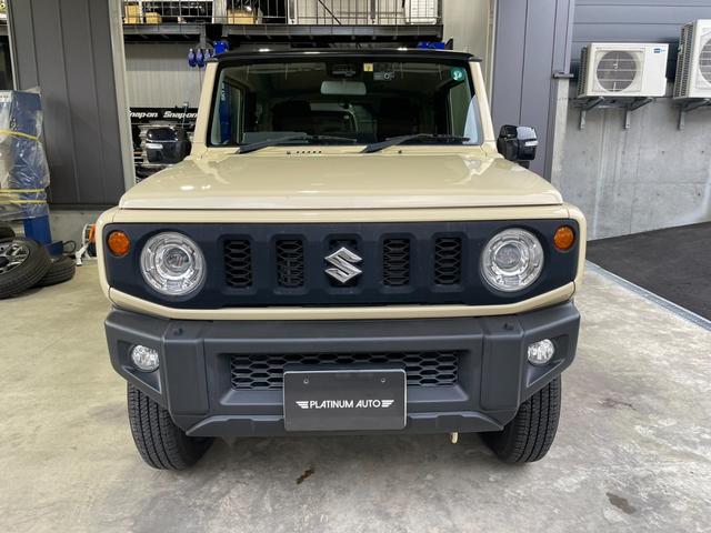 ジムニー ＸＣ　ＸＣ　ベージュ／黒ツートン　シートヒーター　Ｂｌｕｅｔｏｏｔｈ　ドラレコ前後　ビルトインＥＴＣ　オートエアコン　ＬＥＤヘッドライト　４ＷＤ　スマートキー　オートクルーズコントロール（4枚目）
