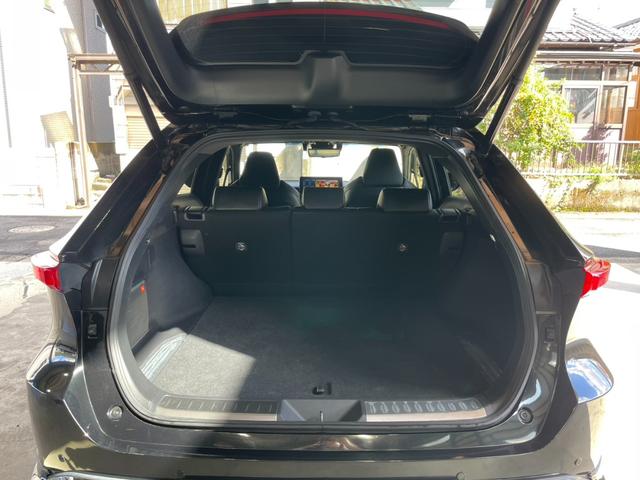 ハリアーハイブリッド Ｚ　レザーパッケージ　黒革パワーシート　フルモデリスタエアロ　ＪＢＬサウンドシステム　パワーリアゲート　ステアリングヒーター　ブラインドスポットモニター　レーダークルーズ　ヘッドアップディスプレイ　パノラミックビューモニタ（37枚目）