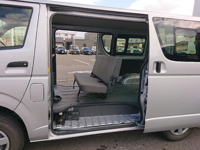 ハイエースバン ロングDX ディーゼル 4WD 5ドア 6人乗り ETC ナビ 両側スライドドア キーレス インパネAT レンタカーアップ CD エアコン パワーウィンドウ ABS(8枚目)