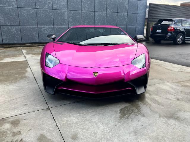 アヴェンタドール LP700-4 Ad Personam Rosa Tinjis フロントリフティング リバーシングカメラ シートヒーター EBM(3枚目)