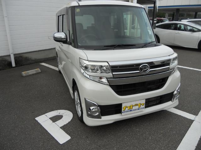 タント カスタムＸ　ＳＡ　社外ナビ　バックカメラ　両側電動スライドドア（3枚目）