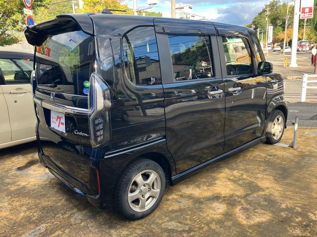 N-BOXカスタム G・Lホンダセンシング 純正メモリーナビ フルセグTV バックカメラ Bluetoothオーディオ 両側パワースライドドア スマートキー プッシュスタート オートエアコン 電動格納ミラー LEDヘッドライト(4枚目)