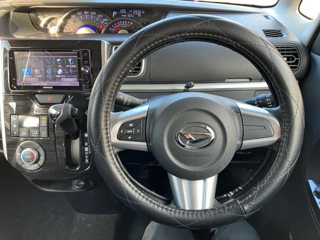 タント カスタムX トップエディションSA メモリーナビ フルセグTV Bluetoothオーディオ ETC スマートキー プッシュスタート 左側パワースライドドア 衝突被害軽減システム アイドリングストップ(19枚目)