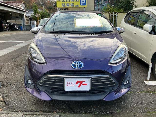 アクア Gブラックソフトレザーセレクション 純正メモリーナビ フルセグTV バックカメラ Bluetoothオーディオ ETC ドライブレコーダー スマートキー プッシュスタート 衝突被害軽減システム オートエアコン ハイブリッド(2枚目)