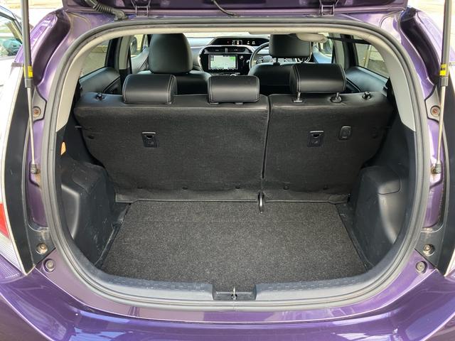 アクア Gブラックソフトレザーセレクション 純正メモリーナビ フルセグTV バックカメラ Bluetoothオーディオ ETC ドライブレコーダー スマートキー プッシュスタート 衝突被害軽減システム オートエアコン ハイブリッド(8枚目)