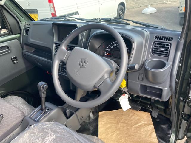 スーパーキャリイ Ｘリミテッド　パートタイム４ＷＤ　ＡＴ　スズキセーフティサポート　クリアランスソナー　レーンアシスト　アイドリングストップ　電動格納ミラー　オートライト　ＥＳＣ　エアコン　パワーステアリング　パワーウィンドウ（2枚目）