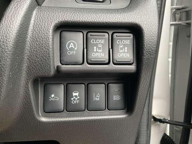 車線逸脱防止支援装置、衝突被害軽減ブレーキ等のコントロールスイッチ☆