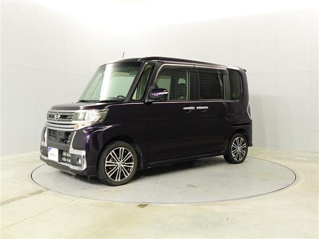 タント カスタムＲＳ　トップエディションＳＡＩＩ　衝突回避支援ブレーキ機能　デュアルパワースライドドア　横滑り防止機能　ナビＴＶ　フルセグ地デジ　ＬＥＤヘッドライト　キーフリー　リアカメラ　メモリナビ　スマートキー　ＤＶＤ　盗難防止システム　ＥＴＣ（2枚目）