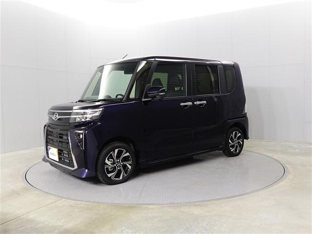 タント カスタムＸ　衝突軽減ブレーキ　アイドリングストップ機能　盗難警報装置　ＬＥＤ　キーレスエントリー　スマキー　エアコン　Ｗエアバッグ　パワステ　サイドエアバッグ　ベンチシート　エアバッグ　アルミホイール　ＡＢＳ（2枚目）