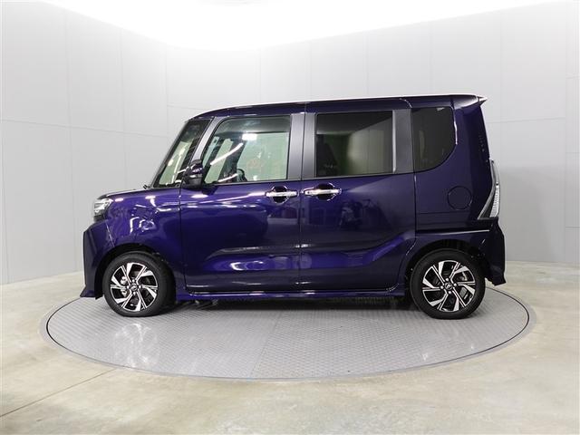 タント カスタムＸ　衝突軽減ブレーキ　アイドリングストップ機能　盗難警報装置　ＬＥＤ　キーレスエントリー　スマキー　エアコン　Ｗエアバッグ　パワステ　サイドエアバッグ　ベンチシート　エアバッグ　アルミホイール　ＡＢＳ（3枚目）