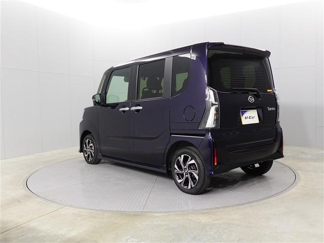 タント カスタムＸ　衝突軽減ブレーキ　アイドリングストップ機能　盗難警報装置　ＬＥＤ　キーレスエントリー　スマキー　エアコン　Ｗエアバッグ　パワステ　サイドエアバッグ　ベンチシート　エアバッグ　アルミホイール　ＡＢＳ（4枚目）