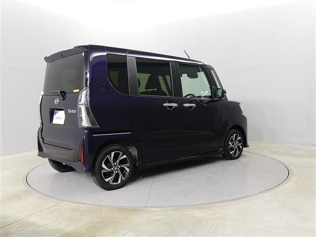 タント カスタムＸ　衝突軽減ブレーキ　アイドリングストップ機能　盗難警報装置　ＬＥＤ　キーレスエントリー　スマキー　エアコン　Ｗエアバッグ　パワステ　サイドエアバッグ　ベンチシート　エアバッグ　アルミホイール　ＡＢＳ（6枚目）
