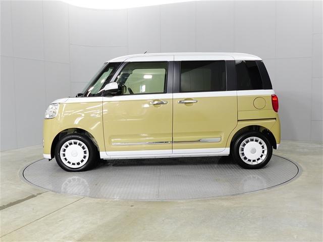 ムーヴキャンバス ストライプスＧ　アイドルストップ　パワーウインドウ　セキュリティアラーム　スマートキープッシュスタート　カーテンエアバック　キーフリーキー　ワンオーナー車　ＬＥＤライト　ベンチシート　ＰＳ　オートエアコン　ＡＢＳ（3枚目）