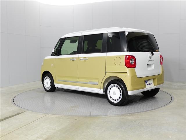 ムーヴキャンバス ストライプスＧ　アイドルストップ　パワーウインドウ　セキュリティアラーム　スマートキープッシュスタート　カーテンエアバック　キーフリーキー　ワンオーナー車　ＬＥＤライト　ベンチシート　ＰＳ　オートエアコン　ＡＢＳ（4枚目）