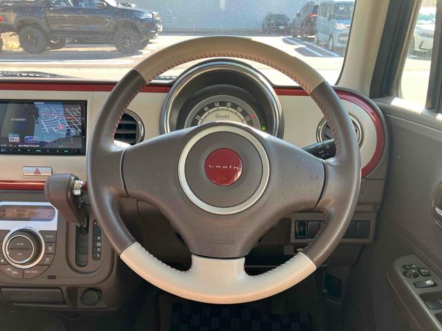 アルトラパンショコラ X ETC ナビ オートライト HID スマートキー アイドリングストップ 電動格納ミラー ベンチシート CVT 盗難防止システム ABS 衝突安全ボディ エアコン パワーステアリング パワーウィンドウ(3枚目)