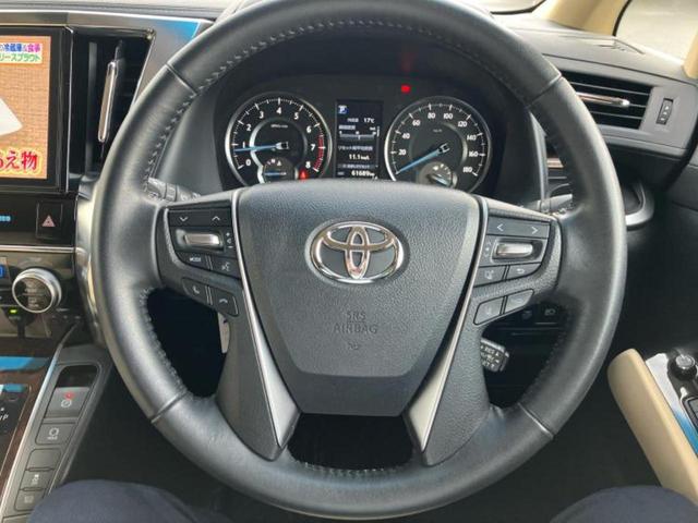 アルファード X 新品タイヤ/保証書/純正 10インチ SDナビ/フリップダウンモニター 純正 12.8インチ/トヨタセーフティセンス/両側電動スライドドア/車線逸脱防止支援システム/ヘッドランプ LED バックカメラ(16枚目)