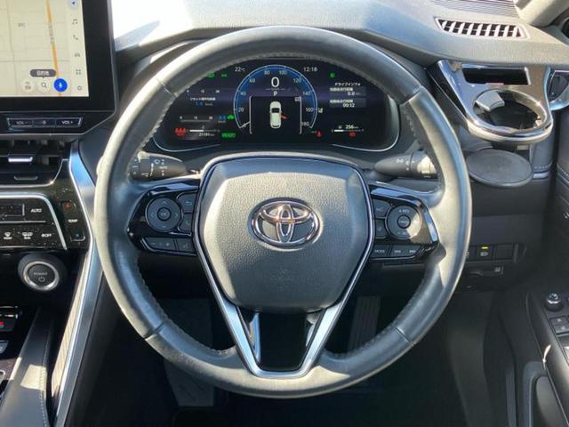 ハリアーハイブリッド Zレザーパッケージ JBL/保証書/ディスプレイオーディオ+ナビ12.3インチ/デジタルインナーミラー/トヨタセーフティセンス/エアーシート 前席/全方位モニター/車線逸脱防止支援システム/シート 合皮 全周囲カメラ(16枚目)