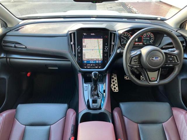 レヴォーグ 4WD STIスポーツEX 新品タイヤ/純正エアロ/保証書/純正 SDナビ/衝突安全装置/シートヒーター/全方位モニター/車線逸脱防止支援システム/シート フルレザー/電動バックドア/ヘッドランプ LED/ETC 革シート(4枚目)